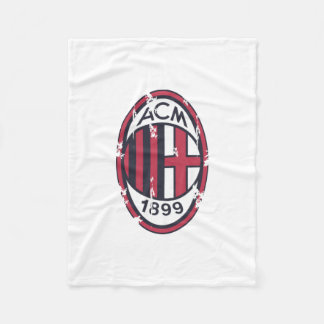 Manta Polar Ac milan retro con insignia