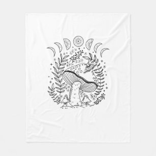 Manta Polar Academia Estética Goblincore Cottagecore Bruja M