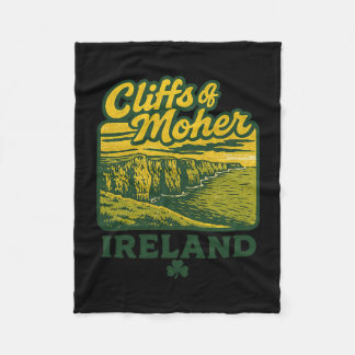 Manta Polar Acantilados de Moher Irlanda Retiro Retro Monument