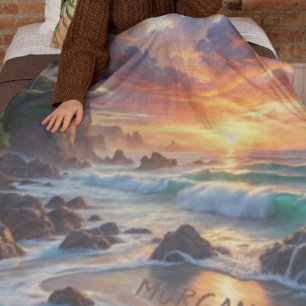 Manta Polar Acantilados Tropicales personalizados - Costa Vibr