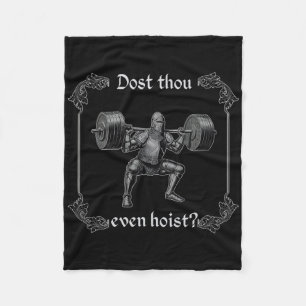 Manta Polar ¿Acaso Levantas Funny Gym Meme 
