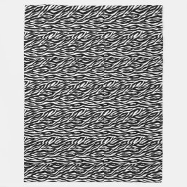 Manta Polar Acento de impresión Leopardo