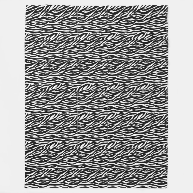 Manta Polar Acento de impresión Leopardo (Anverso)