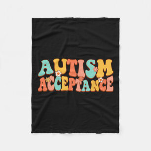 Manta Polar Aceptación de la conciencia del autismo Groovy Ret