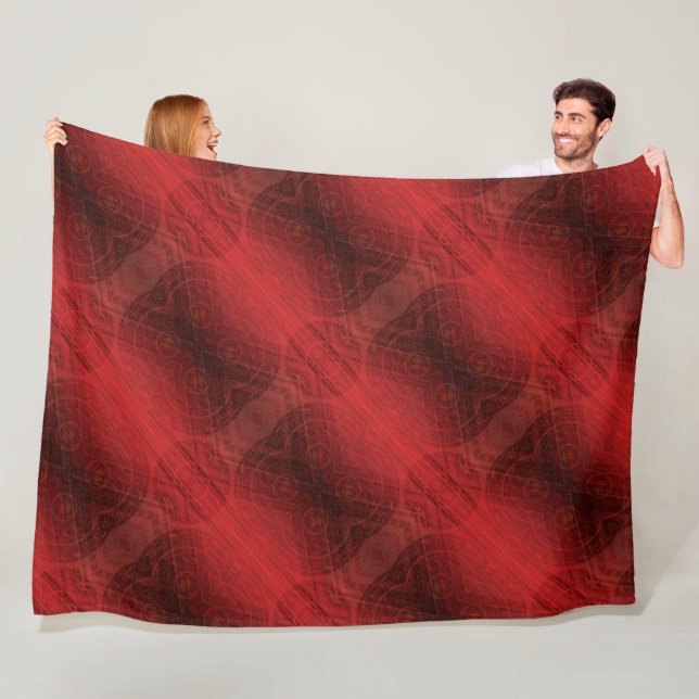 Manta Polar Aceptación | Medallones de Meditación Roja (In situ)