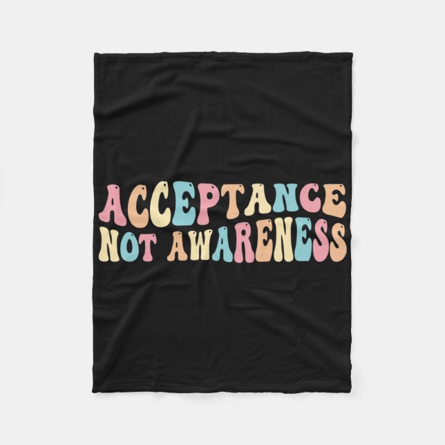 Manta Polar Aceptación Neurodiversidad Autismo Neurodivergente (Anverso)