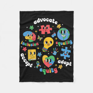 Manta Polar Aceptar Adaptación Defender Inclusión Autismo Sens