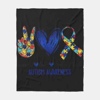 Manta Polar Aceptar Entender el Amor Autismo Conciencia Autism