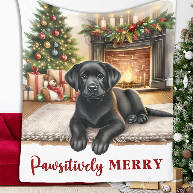 Manta Polar Acogedores Navidades de Cachorros de la Fiesta de  (Subido por el creador)