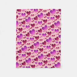 Manta Polar Acoger bajo un "prado de corazones" ruidoso