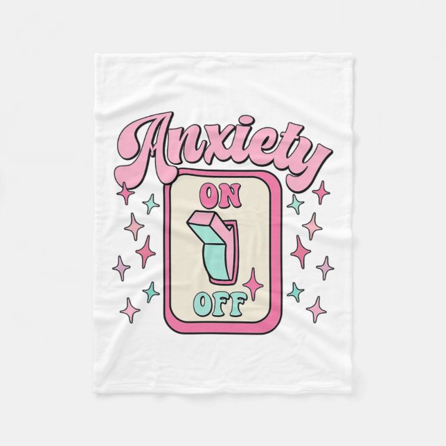 Manta Polar Activación del interruptor Divertido Retro de Conc (Anverso)