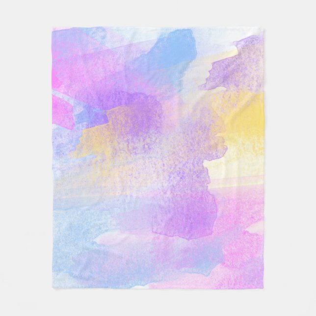 Manta Polar acuarela abstracta de arte de fondo (Anverso)