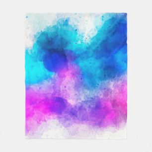 Manta Polar acuarela abstracta de arte de fondo