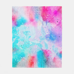 Manta Polar acuarela abstracta de arte de fondo