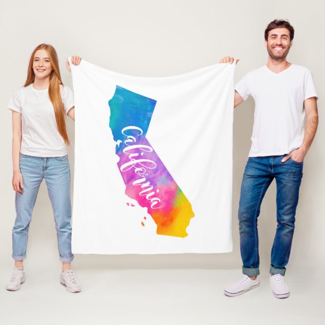 Manta Polar Acuarela California (In situ)