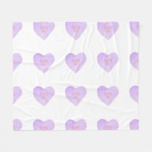 Acuarela Convo Heartz CUTE AF Fleece Blanc