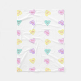 Manta Polar Acuarela Convo Heartz Slang Fleece Small Blanket