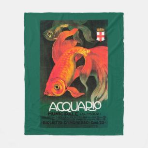 Manta Polar Acuario y poster promocional del parque municipal