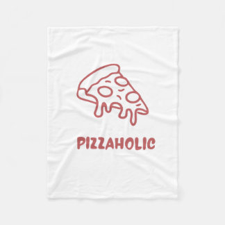 Manta Polar Adicto a la pizza 