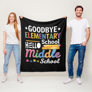 Manta Polar Adiós Escuela Primaria Hola Escuela Secundaria