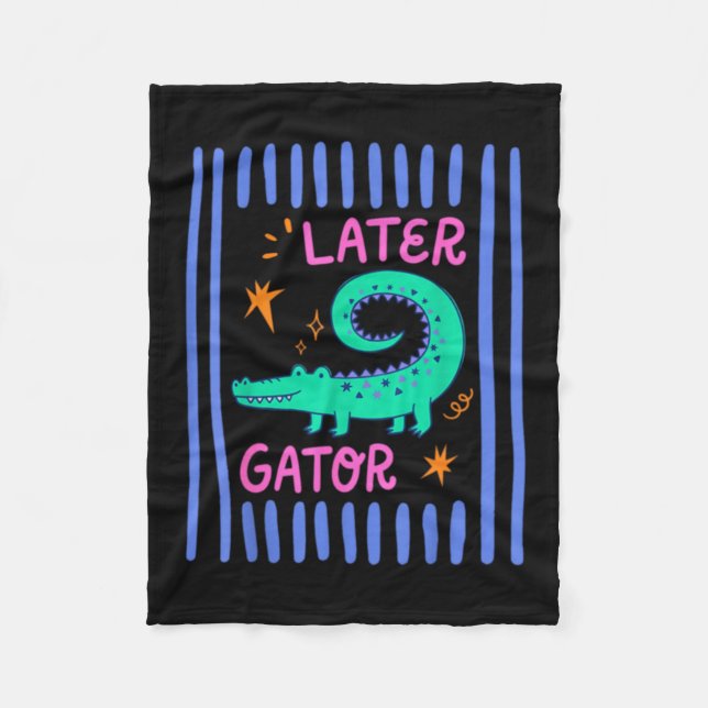 Manta Polar Adiós Gator (Anverso)