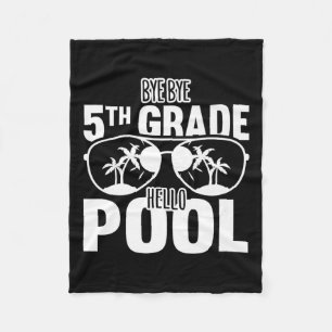 Manta Polar Adiós, profesores o estudiantes de 5º grado de sal