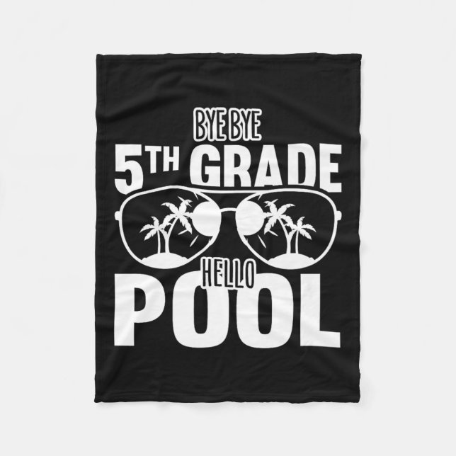 Manta Polar Adiós, profesores o estudiantes de 5º grado de sal (Anverso)