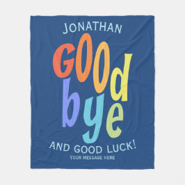 Manta Polar Adiós y buena suerte