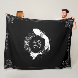 Manta Polar Adivina Mística Negra Bola de Cristal Mística
