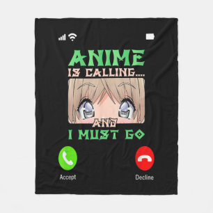 Manta Polar Adolescentes Anime Merch Niños Chicas Anime es Cal