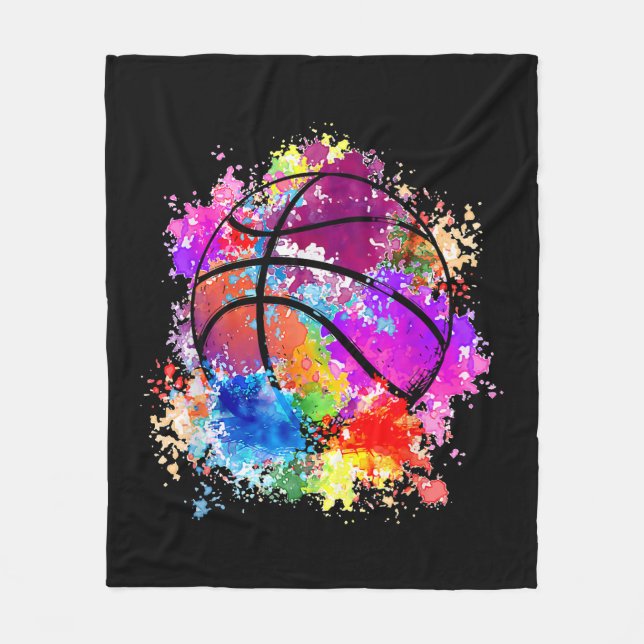 Manta Polar Adolescentes Chicas de baloncesto Baller Dunk (Anverso)