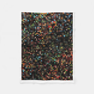 Manta Polar ADOM Colorful Mosaic Pixel Art Blanket