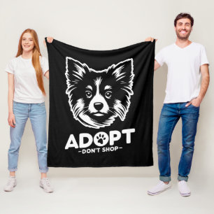 Manta Polar Adopta no compres 3