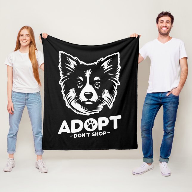 Manta Polar Adopta no compres 3 (In situ)