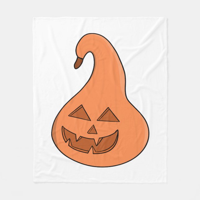 Manta Polar Adorable Calabaza (Anverso)