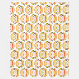 Manta Polar Adorable Cow Hamburger