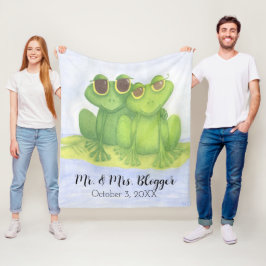 Manta Polar Adorable Frog Lovers