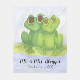 Manta Polar Adorable Frog Lovers