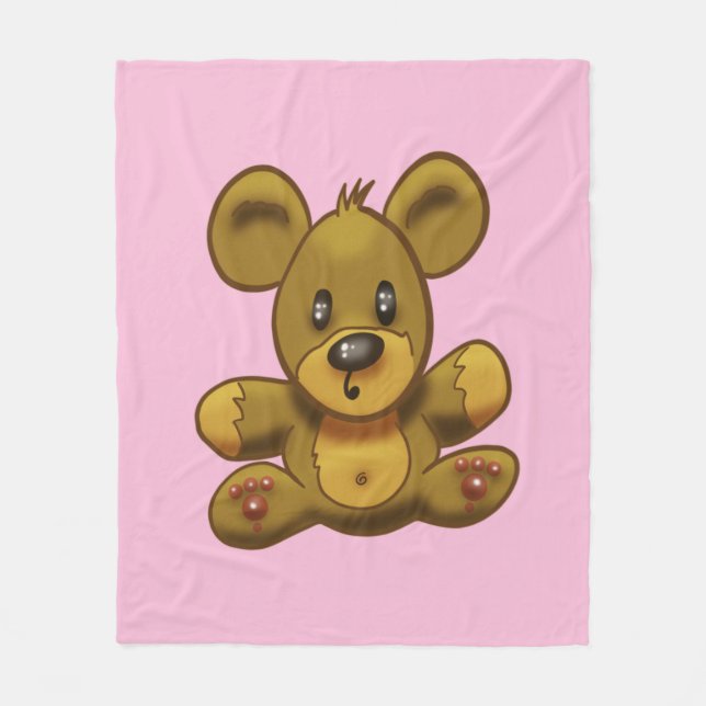 Manta Polar Adorable Teddy Bear (Anverso)