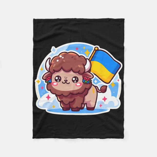 Manta Polar Adorable Ukrainian Nner Fan Ukraine Flag Cute Biso (Anverso)