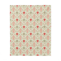 Adorno Navideño Retro Rosa, Rojo, Verde