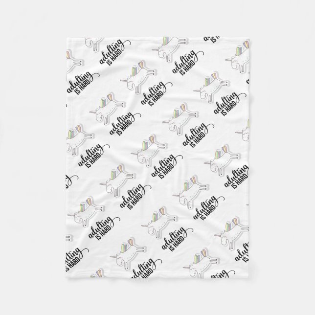 Manta Polar Adultos es difícil de entender (Anverso)