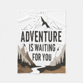 Manta Polar Adventure está esperando un regalo de amante del s