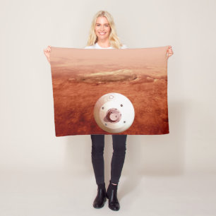 Manta Polar Aeródromo Con Perseverancia Rover Descent To Mars