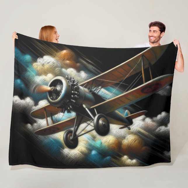 Manta Polar Aeronave de biavión de la antigua época de Pastel (In situ)