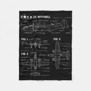 Manta Polar Aeronaves estadounidenses B-25 Mitchell Bomber en
