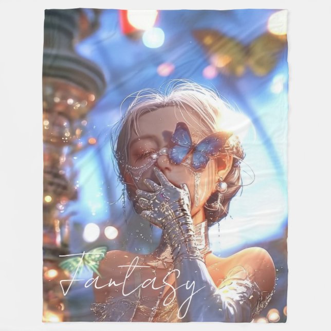 Manta Polar Aesthetic / Dark Fantasy Girl (Anverso)