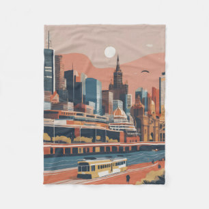 Manta Polar Afiche de Melbourne