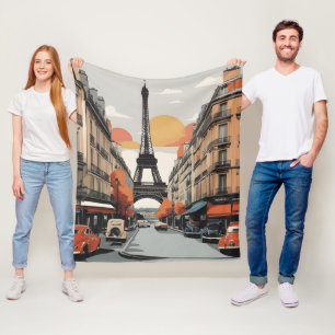 Manta Polar Afiche de París