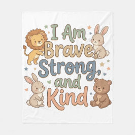 Manta Polar Afirmaciones Positivas para el Jardín de Infancia 